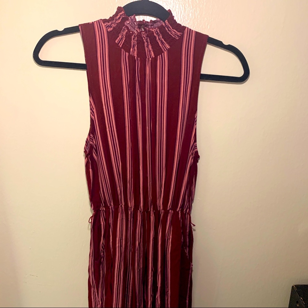 Target burgundy jumpsuit